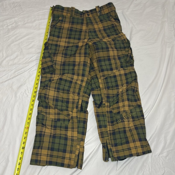Burton plaid snow pant size small - Picture 2 of 7